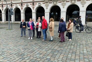 VISITE GUIDEE INSOLITE DE LEUVEN AVEC EN POINT D'ORGUE:LA BIBLIOTHEQUE